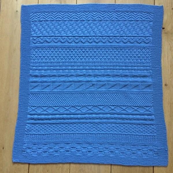 Knit and Purl Baby Blanket, knit-s4-jpg