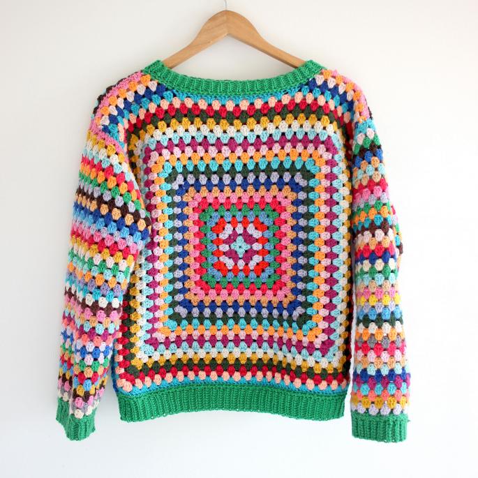 Granny Square Sweater, XS-6X-w3-jpg