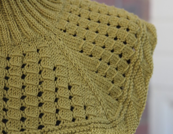 Green Lace Neckwarmer, knit-s3-jpg