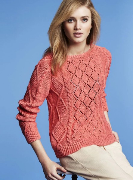 Pretty Sweater, 34&quot; to 52&quot;, knit-s1-jpg