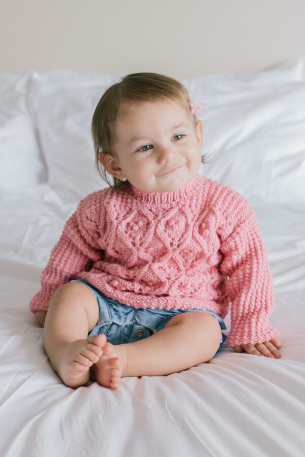 Pullover 7695 for Children, 0-6 mos to 7 yrs, knit-a4-jpg