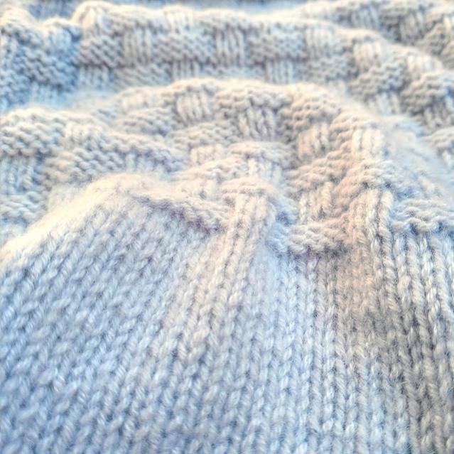 Baby Cyan Blanket, knit-e2-jpg
