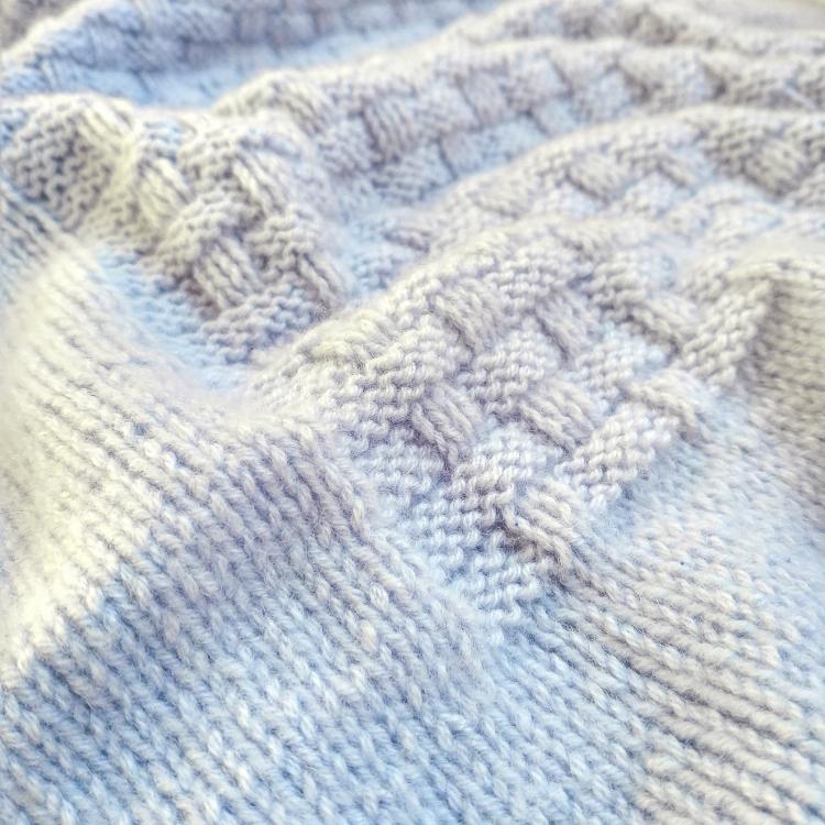 Baby Cyan Blanket, knit-e3-jpg