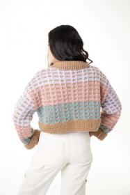Cropped Cable Cardi, S-4X, knit-s3-jpg