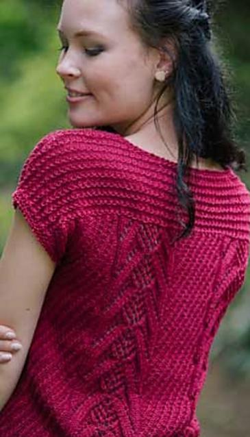 Lace Pullover, 32&quot; to 42&quot;, knit-e2-jpg