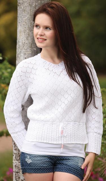 Lace Pullover 7278, 32&quot; to 54&quot;, knit-s1-jpg