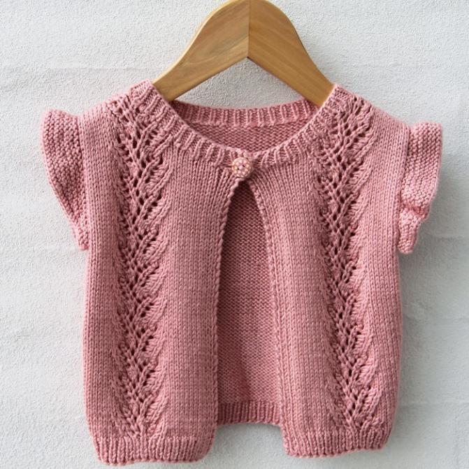 Vest Lace, 3 to 6 mos, knit-e1-jpg