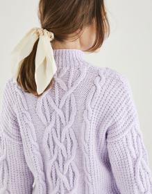 Puffed Sleeve Sweater, 32&quot; to 52&quot;, knit-s3-jpg
