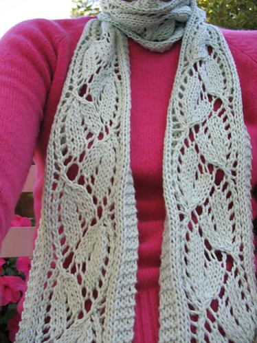 Dayflower Scarf, knit-a2-jpg