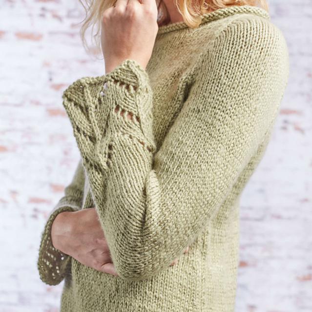 Fluted Lace Pullover, XS-3XL, knit-s33-jpg