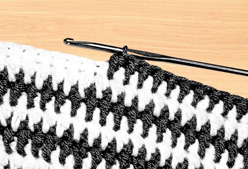 Black and White Crochet Blanket Pattern Tutorial-crochet-kitchen-1-jpg