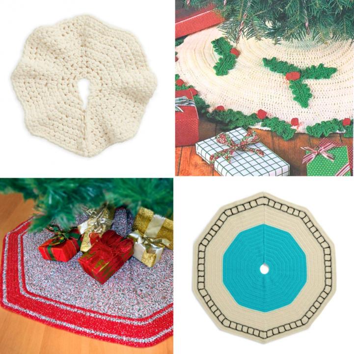 How Crochet Christmas Tree Skirt Patterns-jpg