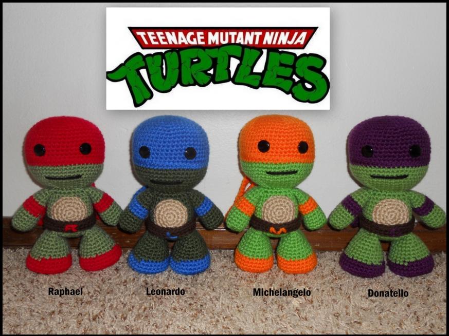 All 4 Teenage Mutant Ninja Turtles Done :D!!-421-jpg