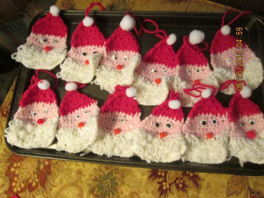 I am willing to sell these to anyone who wants them before the sale!!-santa-ornaments-jpg
