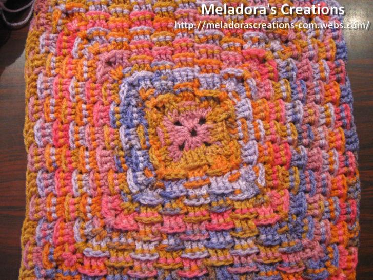 Basket Weave Granny Square - Free crochet pattern-basket-granny-square-3-jpg