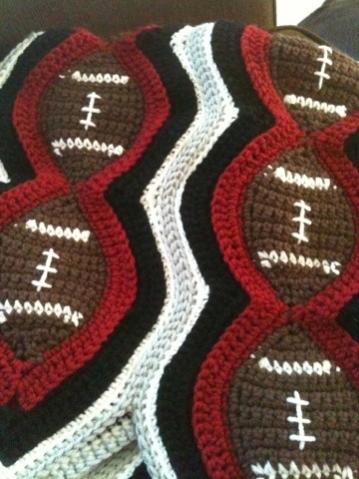 FootBall crochet Afghan Pattern-football-afghan-jpg