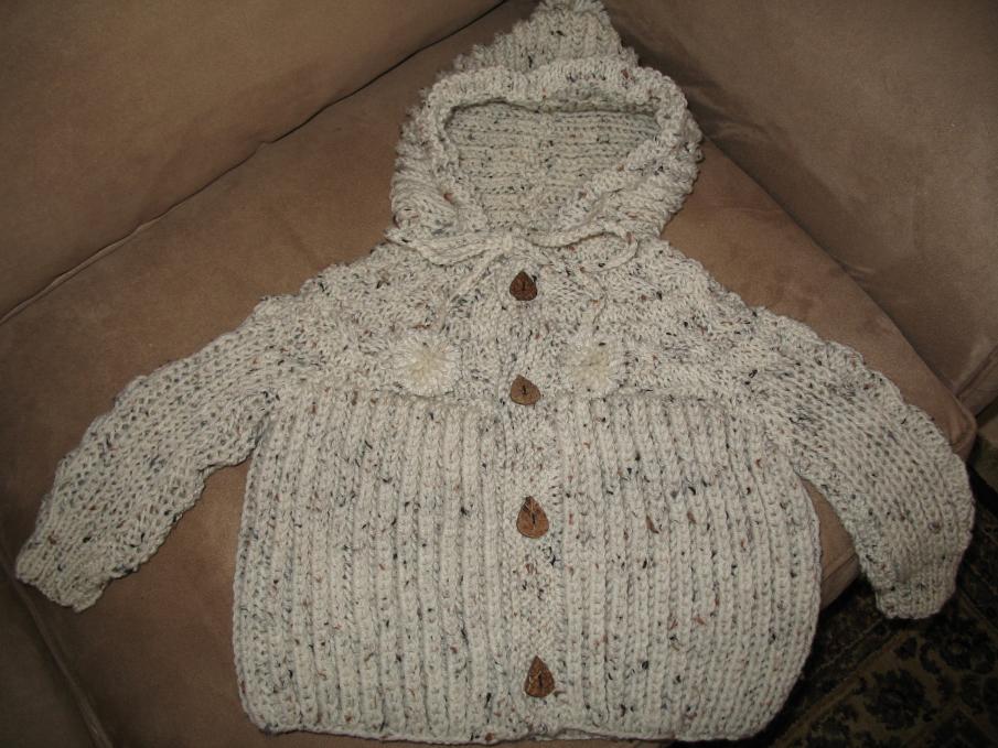 Some of my hand made items--so much fun-brown-twead-baby-sweater-jpg