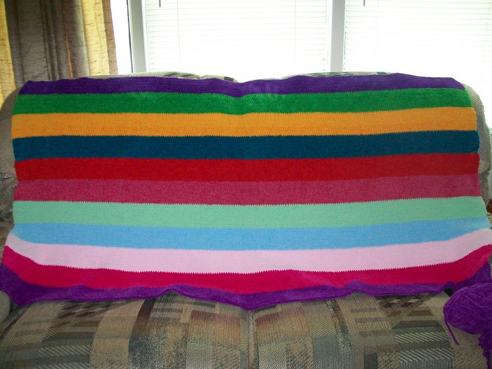 What is your opinion on my rainbow afghan?I would like your opinion-Jean Marie-afghan-001-jpg