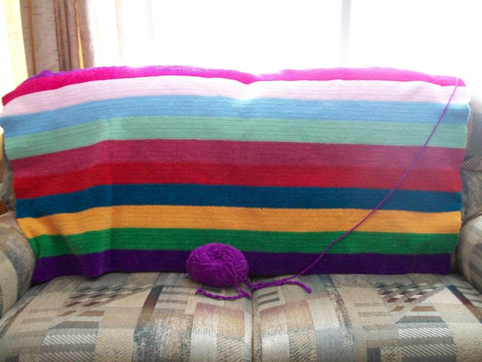 What is your opinion on my rainbow afghan?I would like your opinion-Jean Marie-afghan-jpg