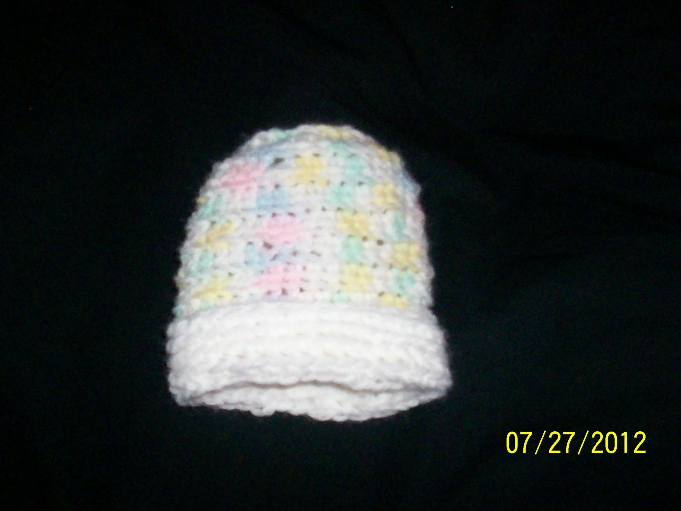 Preemie Crochet Hat - Finished - Crochet Challenge DURING Olympics-100_6317-jpg