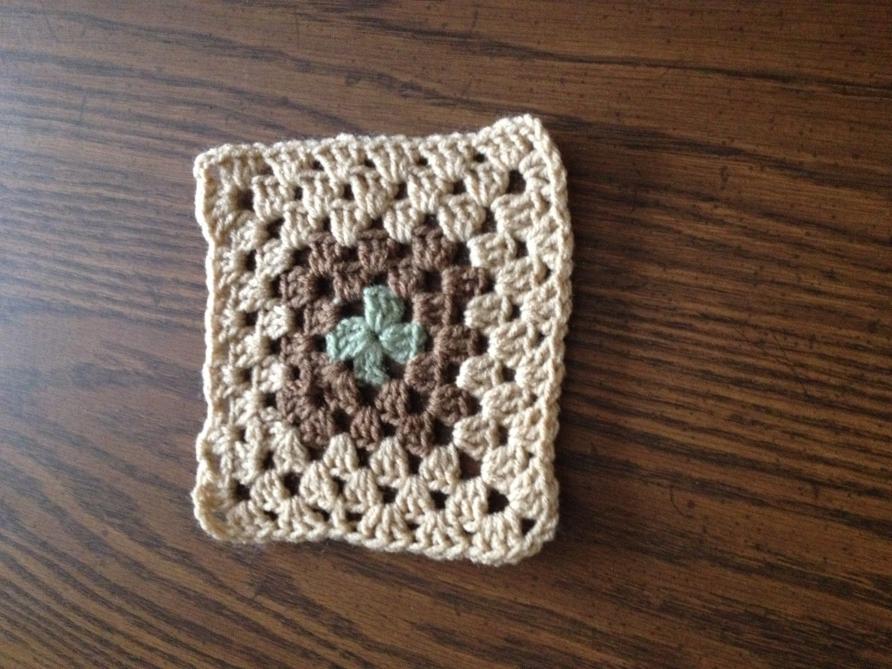 Received My First Granny Square-photo-jpg