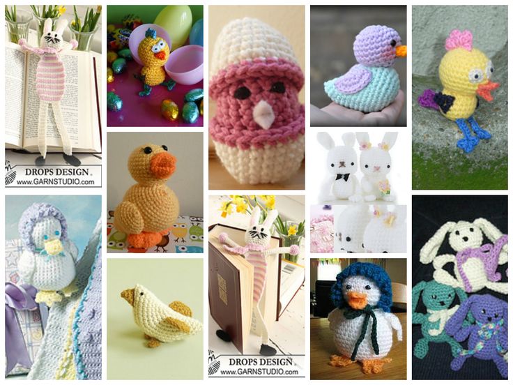 Free Crochet Patterns: Spring Toys (Bunnies, Chicks &amp; Ducks)-e5455d1ba507a3fbd0eabc37219cd3d2-jpg