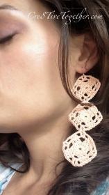 X-marks the spot; crochet drop earrings free pattern.-00024u-jpg