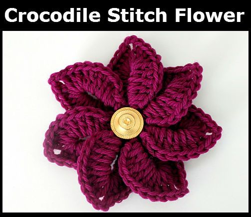 Crochet CROCODILE STITCH FLOWER-eb9132d0a21192b7ed1419f533502323-jpg