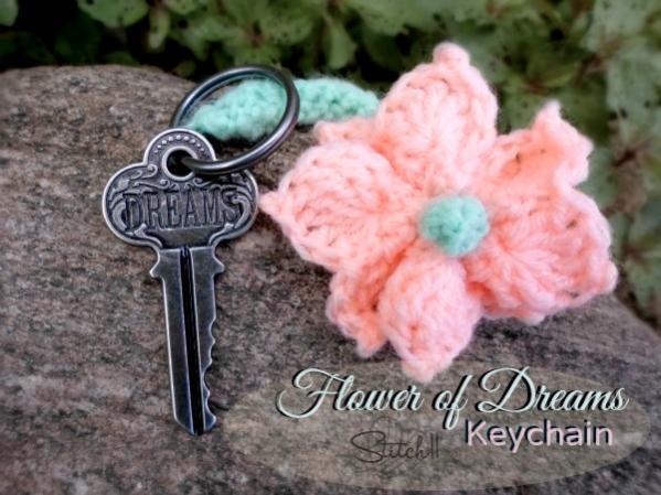 Flower of Dreams Keychain and Fat Bottom Purse!-flower-dreams-keychain-jpg