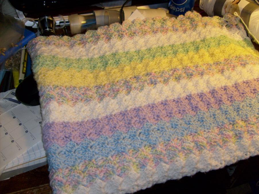 Double Crocheted Baby Blanket-s6300858-jpg