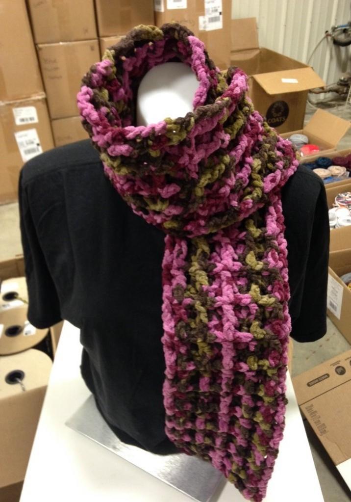 Anyone thinking about Christmas Crochet projects?-pinkcamowafflescarf-jpg