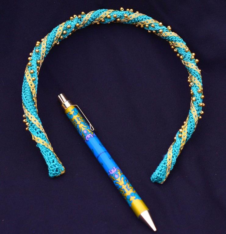 Newest Crochet headband-tropicaltwistwithpen-jpg