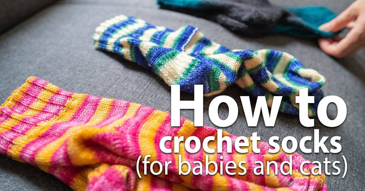 Crochet socks